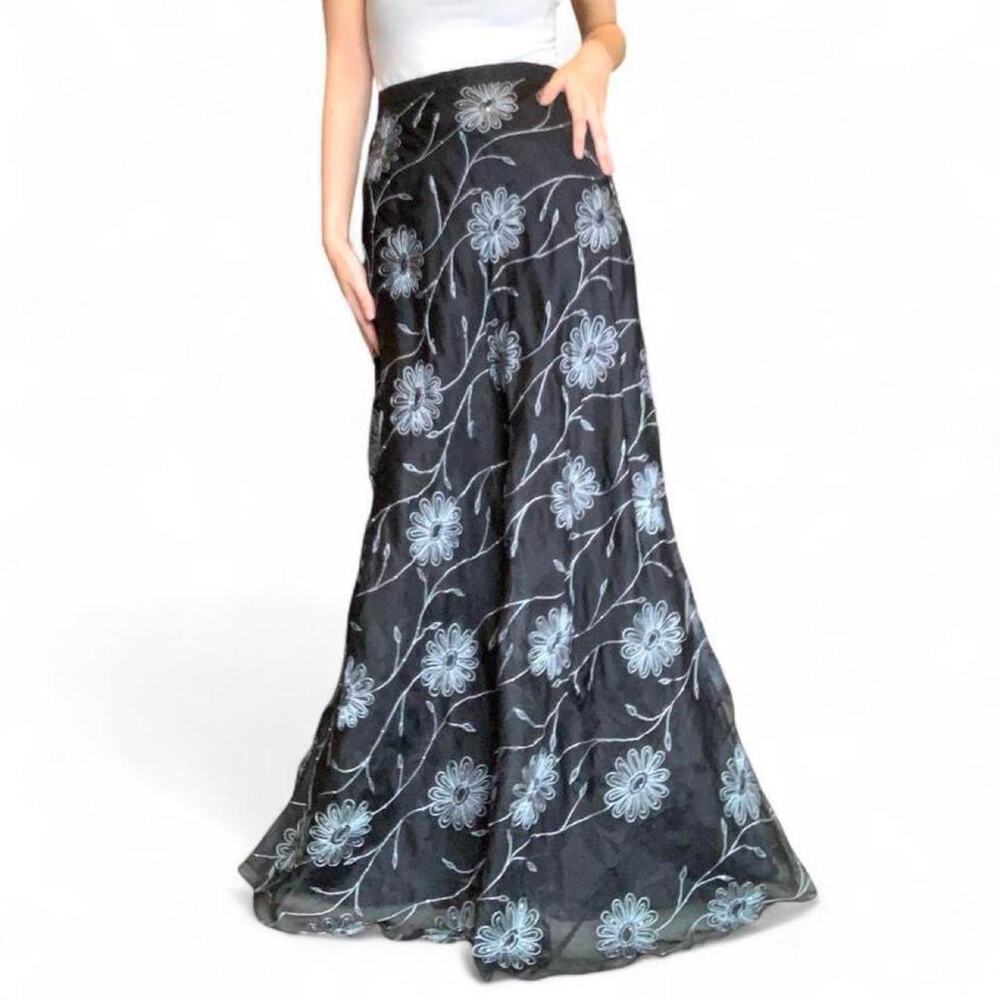 Chetta b y2k 100 silk maxi skirt vintage fairy